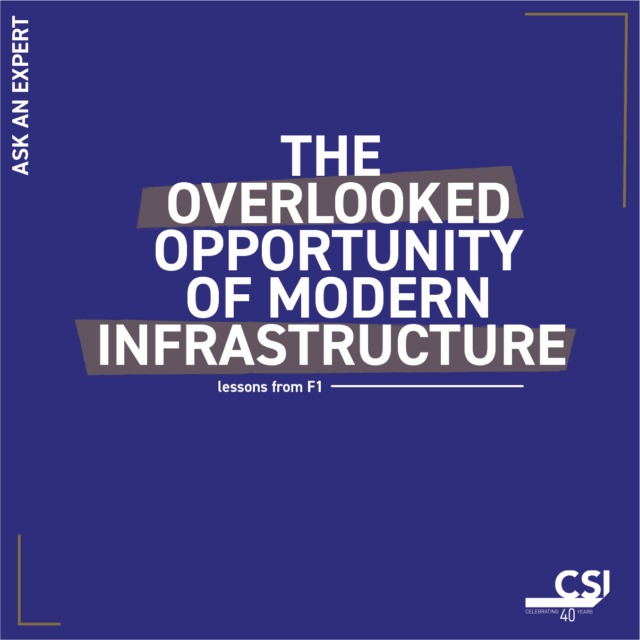 Modern Infrastructure in F1